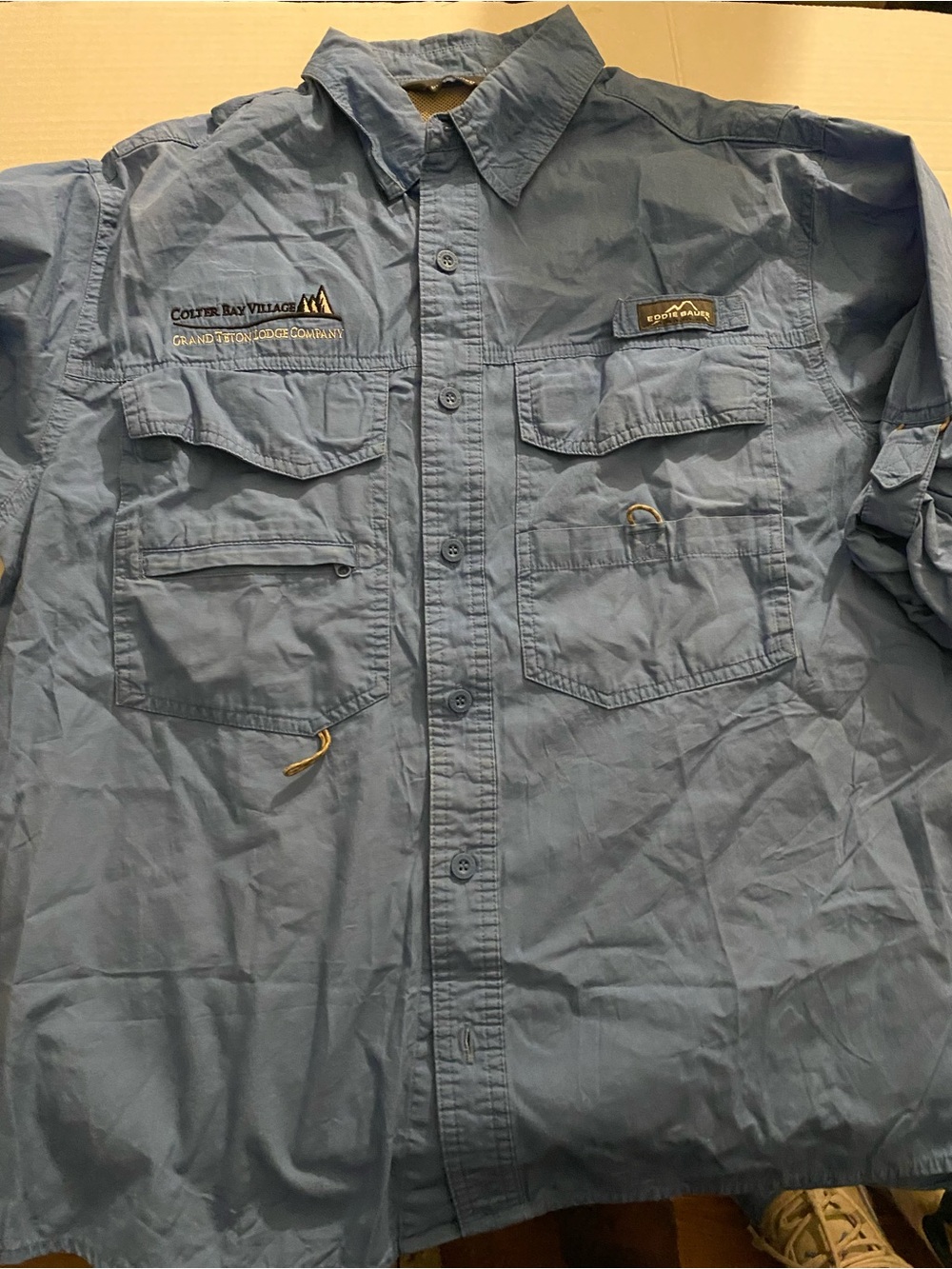 Grand Teton Explorer Men's Lightweight Blue Field Shirt